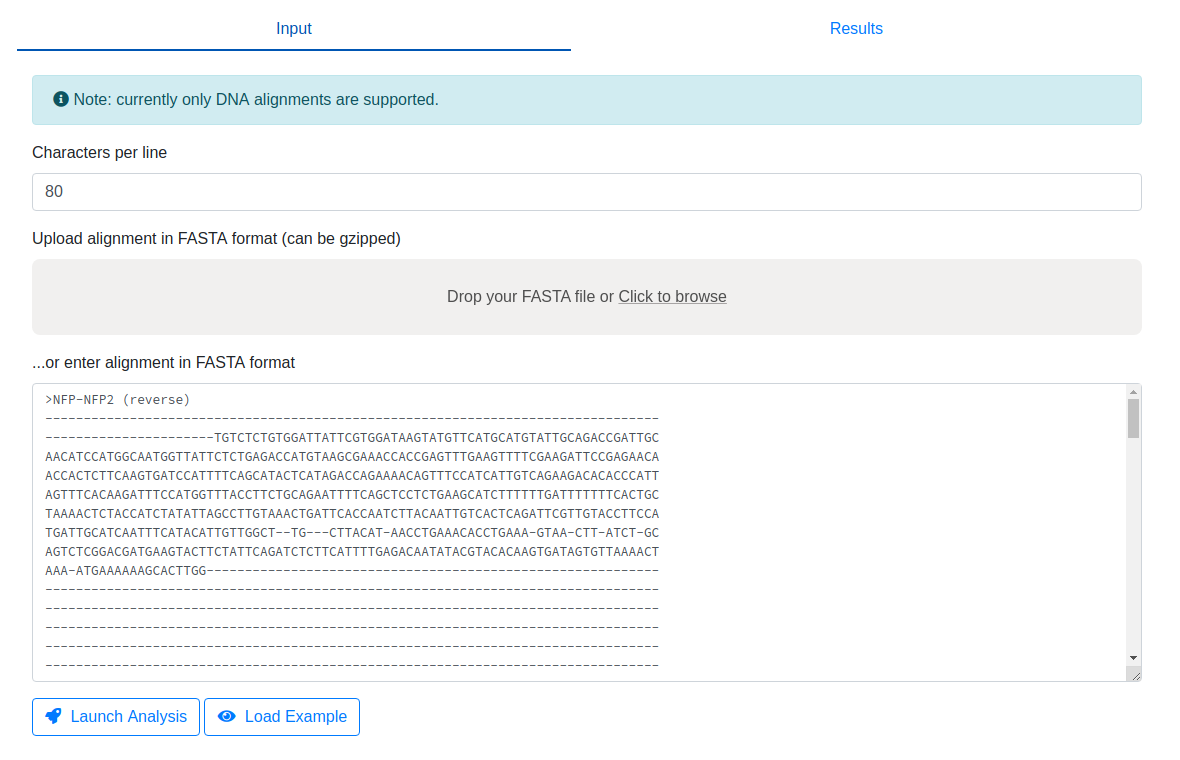 Sabre input page