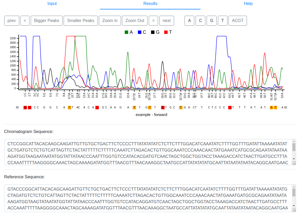 Sage output page